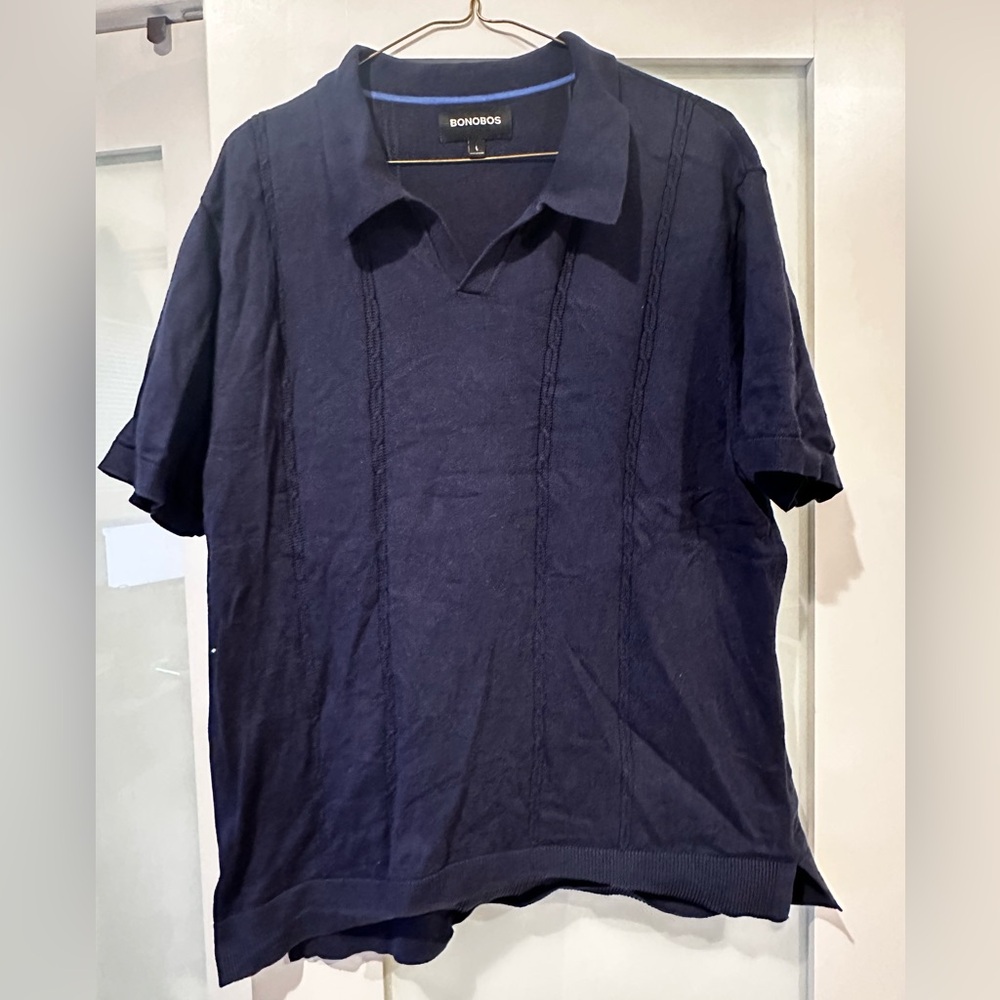 Bonobos Dark Blue Polo Shirt for Men